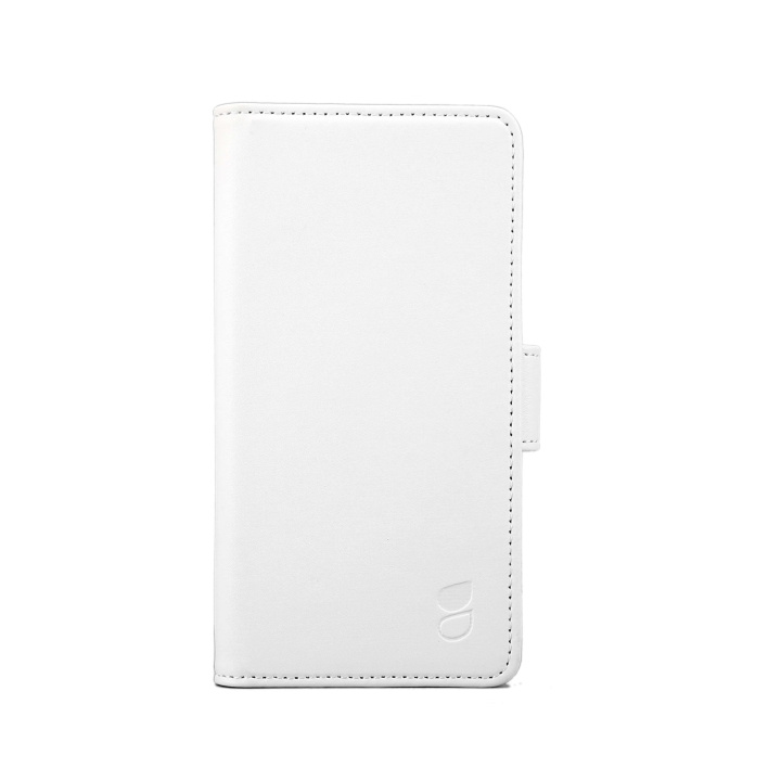 Gear Lompakko Valkoinen - Huawei Y5 2018 ryhmässä ÄLYPUHELIMET JA TABLETIT / Puhelimen suojakotelo / Huawei/Honori @ TP E-commerce Nordic AB (C12340)