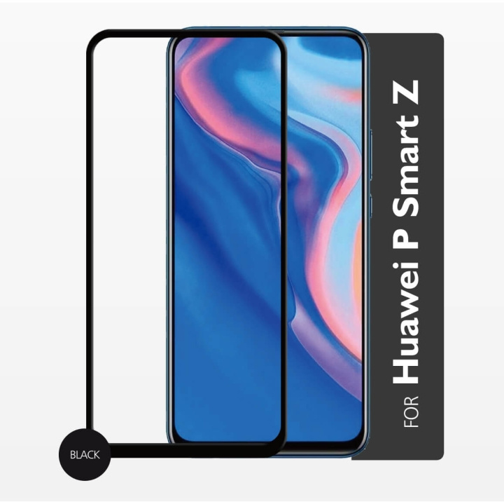 Gear Härdat Glas 2,5D Full Cover Huawei P Smart Z 2019 ryhmässä ÄLYPUHELIMET JA TABLETIT / Puhelimen suojakotelo / Huawei/Honori @ TP E-commerce Nordic AB (C12428)