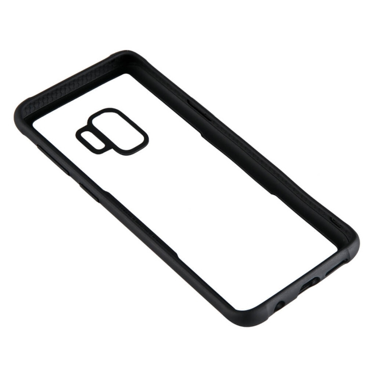 Gear Mobilskal med Tempererat Glas Svart Samsung S9 ryhmässä ÄLYPUHELIMET JA TABLETIT / Puhelimen suojakotelo / Samsung @ TP E-commerce Nordic AB (C12522)