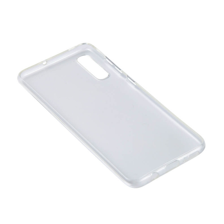 Gear Suojakuori TPU Läpinäkyvä - Samsung A70 ryhmässä ÄLYPUHELIMET JA TABLETIT / Puhelimen suojakotelo / Samsung @ TP E-commerce Nordic AB (C12536)