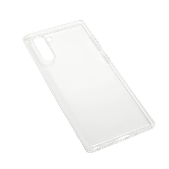 Gear Mobilskal Transparent TPU Samsung Note 10 2019 ryhmässä ÄLYPUHELIMET JA TABLETIT / Puhelimen suojakotelo / Samsung @ TP E-commerce Nordic AB (C12547)
