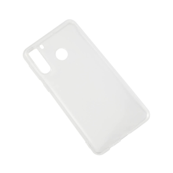 Gear Suojakuori TPU Läpinäkyvä - Samsung A21 ryhmässä ÄLYPUHELIMET JA TABLETIT / Puhelimen suojakotelo / Samsung @ TP E-commerce Nordic AB (C12562)
