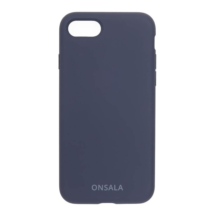 ONSALA Suojakuori Silikooni Cobalt Blue - iPhone 6/7/8/SE ryhmässä ÄLYPUHELIMET JA TABLETIT / Puhelimen suojakotelo / Apple / iPhone 8 / Kuoret @ TP E-commerce Nordic AB (C12586)