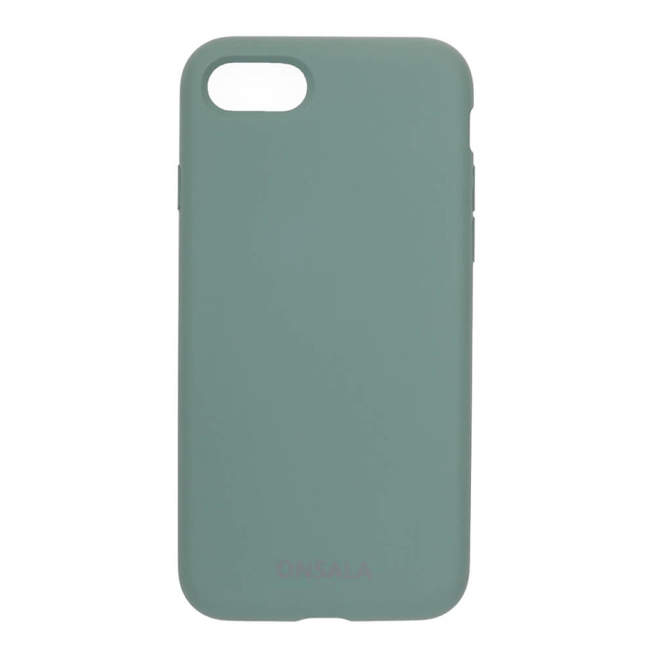 ONSALA Suojakuori Silikooni Pine Green - iPhone 6/7/8/SE ryhmässä ÄLYPUHELIMET JA TABLETIT / Puhelimen suojakotelo / Apple / iPhone 8 / Kuoret @ TP E-commerce Nordic AB (C12588)