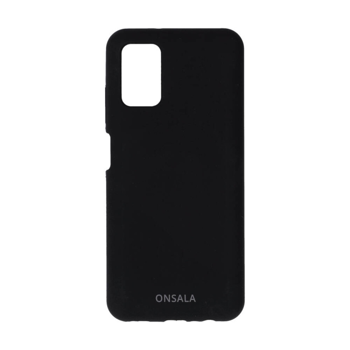 Onsala Mobilcover Silicone Black Samsung A03s ryhmässä ÄLYPUHELIMET JA TABLETIT / Puhelimen suojakotelo / Samsung @ TP E-commerce Nordic AB (C12593)