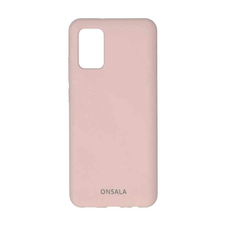 ONSALA Suojakuori Silikooni Sand Pink - Samsung A02s ryhmässä ÄLYPUHELIMET JA TABLETIT / Puhelimen suojakotelo / Samsung @ TP E-commerce Nordic AB (C12597)