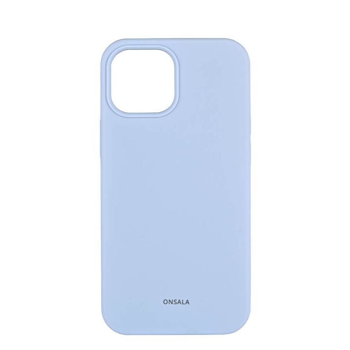 ONSALA Suojakuori Silikooni Light Blue - iPhone 13 Mini ryhmässä ÄLYPUHELIMET JA TABLETIT / Puhelimen suojakotelo / Apple / iPhone 13 Mini / Kuoret @ TP E-commerce Nordic AB (C12606)