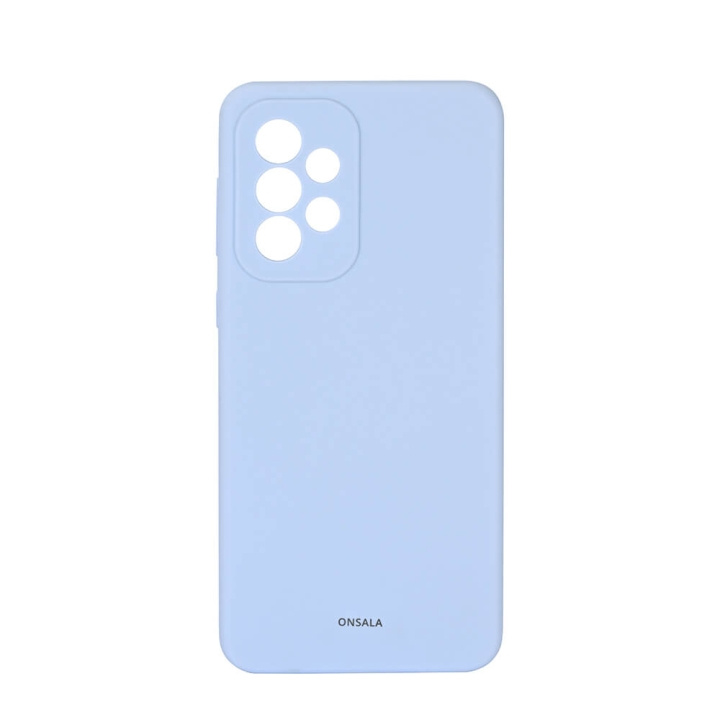 ONSALA Suojakuori Silikooni Light Blue - Samsung A03 ryhmässä ÄLYPUHELIMET JA TABLETIT / Puhelimen suojakotelo / Samsung @ TP E-commerce Nordic AB (C12610)