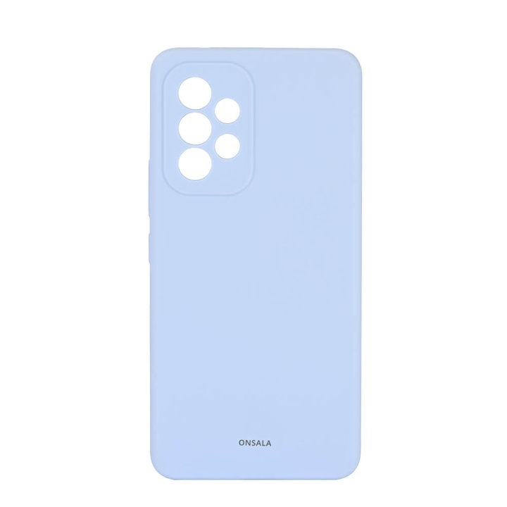 Onsala Suojakuori Silikooni Light Blue - Samsung A53 ryhmässä ÄLYPUHELIMET JA TABLETIT / Puhelimen suojakotelo / Samsung @ TP E-commerce Nordic AB (C12614)