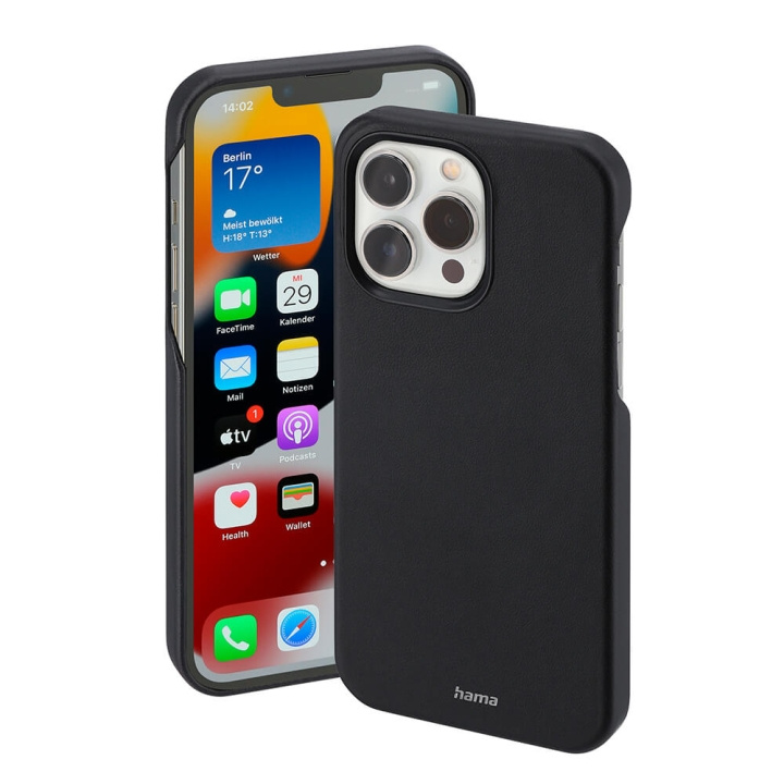 Hama MagLine Cover for Apple iPhone 13 Pro Black ryhmässä ÄLYPUHELIMET JA TABLETIT / Puhelimen suojakotelo / Apple / iPhone 13 Pro / Kuoret @ TP E-commerce Nordic AB (C12718)