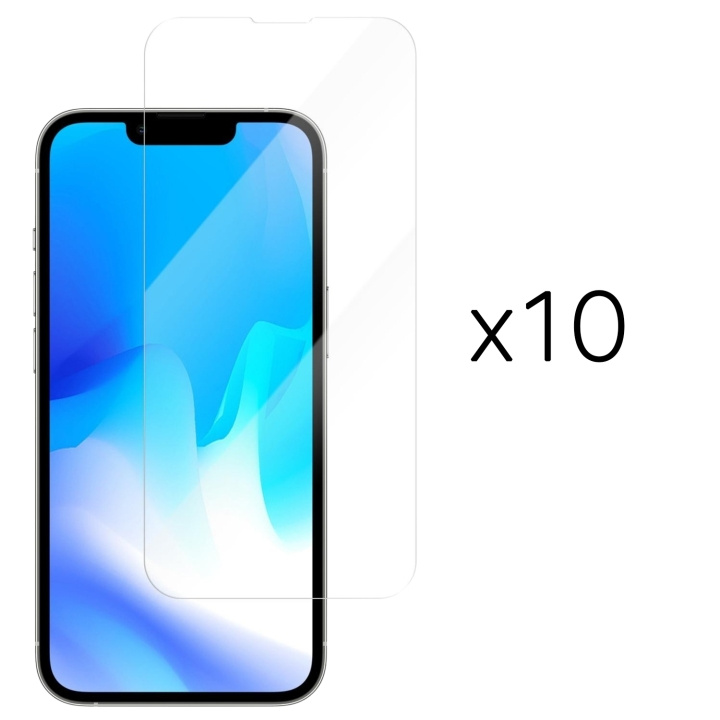 Skärmskydd iPhone 14, 10-pack ryhmässä ÄLYPUHELIMET JA TABLETIT / Puhelimen suojakotelo / Apple / iPhone 14 @ TP E-commerce Nordic AB (C12735)