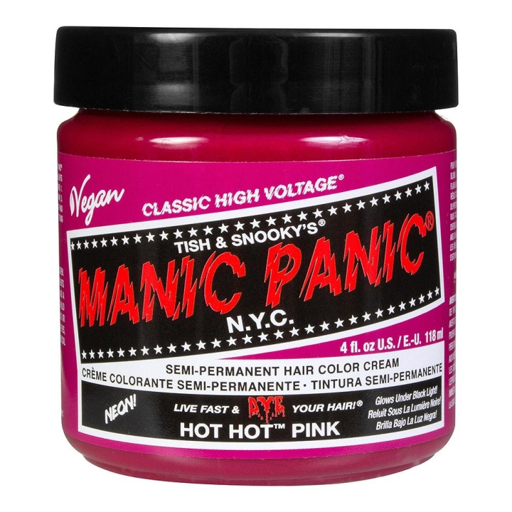 Manic Panic Classic Cream Hot Hot Pink ryhmässä KAUNEUS JA TERVEYS / Hiukset &Stailaus / Hiustenhoito / Hiusväri / Hiusväri & Väripommi @ TP E-commerce Nordic AB (C12912)