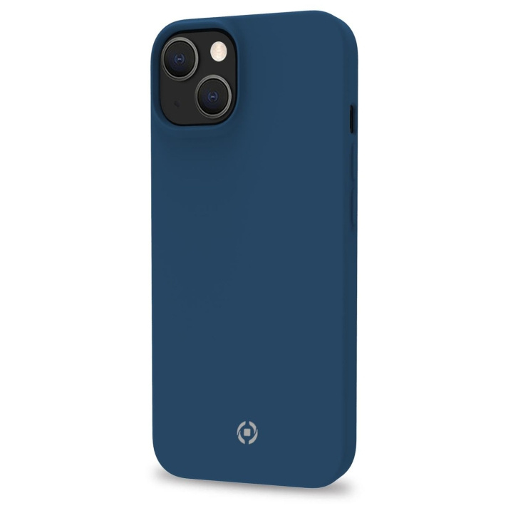 Celly Cromo Pehmeä kumikotelo iPhone 14 Sininen ryhmässä ÄLYPUHELIMET JA TABLETIT / Puhelimen suojakotelo / Apple / iPhone 14 @ TP E-commerce Nordic AB (C12975)