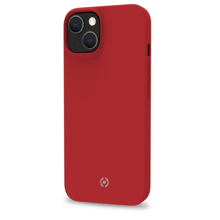 Celly Cromo Soft rubber case iPhone 14 Röd ryhmässä ÄLYPUHELIMET JA TABLETIT / Puhelimen suojakotelo / Apple / iPhone 14 @ TP E-commerce Nordic AB (C12976)