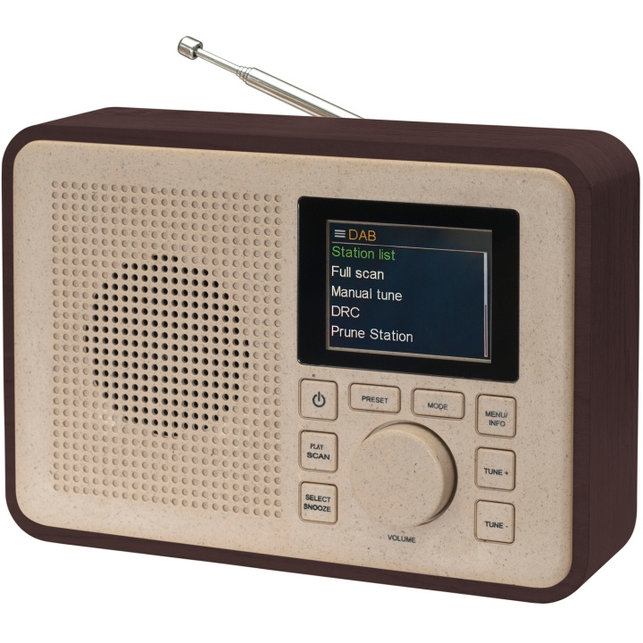 Denver Osittain biomuovista valmistettu DAB+&FM-radio ryhmässä KODINELEKTRONIIKKA / Ääni & Kuva / Kotiteatteri, HiFi ja kannettavat / Radio & Herätyskellot / Radio @ TP E-commerce Nordic AB (C12979)