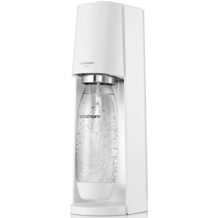 SodaStream Kolsyremaskin TERRA White ryhmässä KOTI, TALOUS JA PUUTARHA / Kodinkoneet / Vesi ja mehu / Hiilihapotuslaitteet / Hiilihapotuslaitteet @ TP E-commerce Nordic AB (C13017)