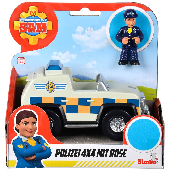 Brandman Sam Police 4x4x with Rose Figurine ryhmässä LELUT, TUOTTEET LAPSILLE JA VAUVOILLE / Leikkikalut, Askartelu &Pelit / Leikkiautot @ TP E-commerce Nordic AB (C13031)