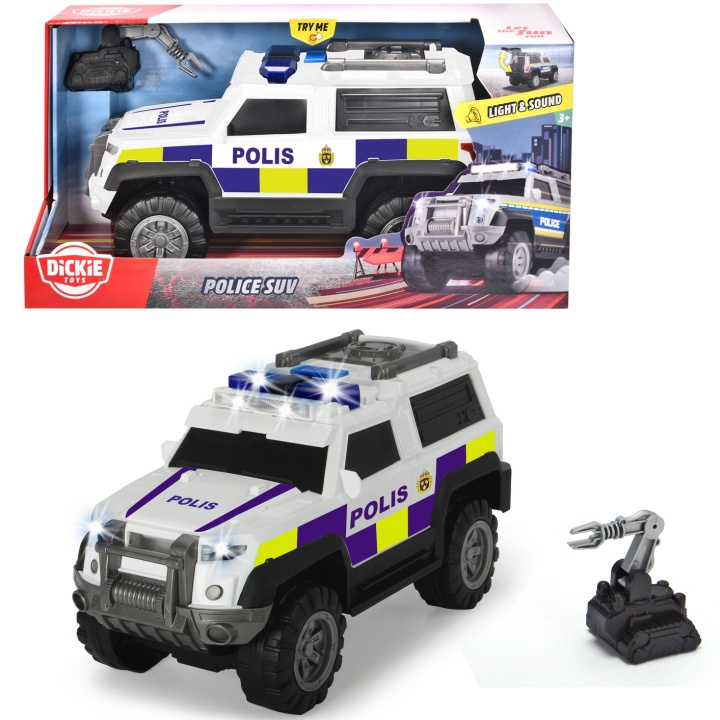 Dickie Police SUV - SE ryhmässä LELUT, TUOTTEET LAPSILLE JA VAUVOILLE / Leikkikalut, Askartelu &Pelit / Leikkiautot @ TP E-commerce Nordic AB (C13062)