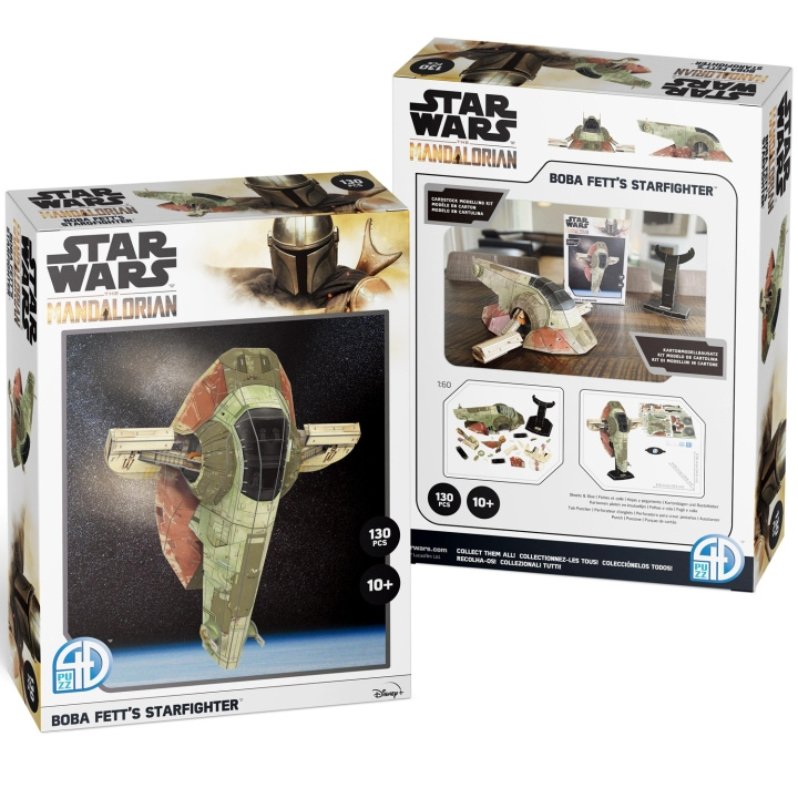Star Wars Boba Fett\'s Starfighter 3D Pussel 130 pcs ryhmässä URHEILU, VAPAA-AIKA JA HARRASTUS / Harrastus / Palapeli @ TP E-commerce Nordic AB (C13110)