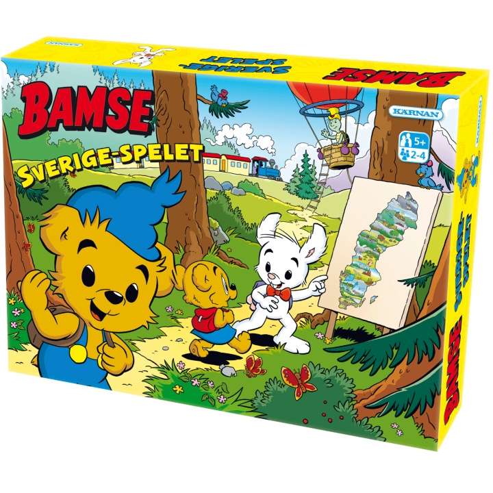 Kärnan Bamse Sverigespelet ryhmässä LELUT, TUOTTEET LAPSILLE JA VAUVOILLE / Peli / Lautapelit @ TP E-commerce Nordic AB (C13153)