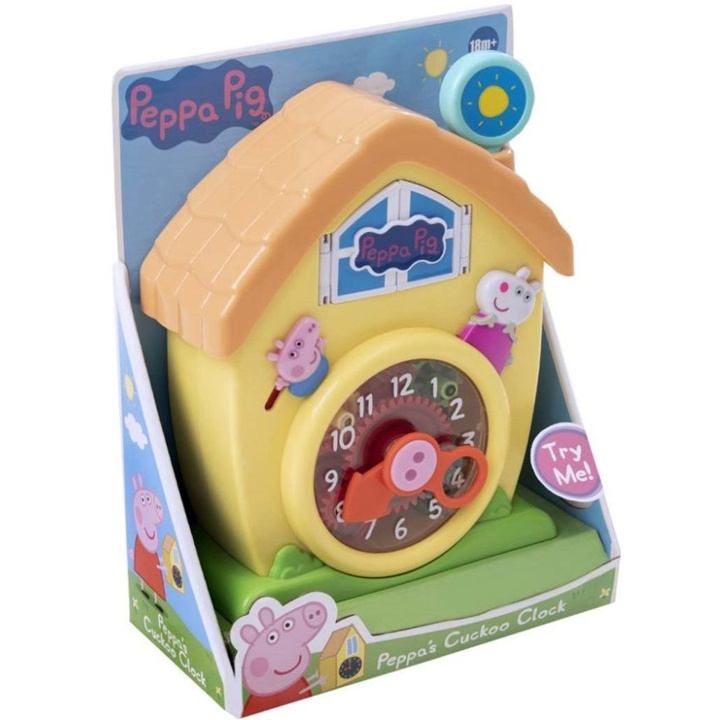 Greta Gris Peppa Pig Cuckoo Learning Clock ryhmässä LELUT, TUOTTEET LAPSILLE JA VAUVOILLE / Lelut vauvoille (0-3v) / Toiminnalliset lelut @ TP E-commerce Nordic AB (C13200)