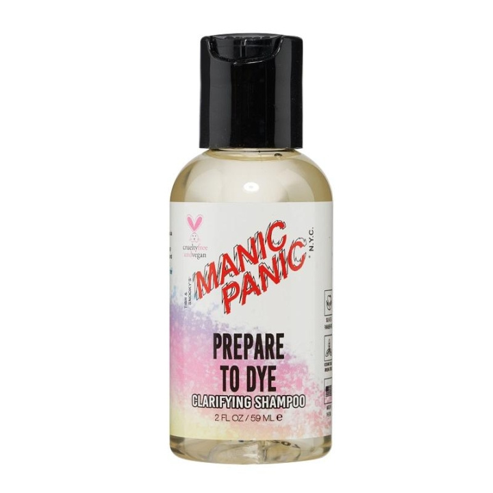 Manic Panic Mini Prepare To Dye Clarifying Shampoo 59ml ryhmässä KAUNEUS JA TERVEYS / Hiukset &Stailaus / Hiustenhoito / Shampoo @ TP E-commerce Nordic AB (C13298)