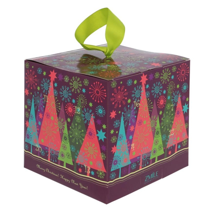 Zmile Cosmetics Advent Calendar Cube Christmas Trees ryhmässä KAUNEUS JA TERVEYS / Meikit / Tarvikkeet & Meikkisetit / Meikkisetit @ TP E-commerce Nordic AB (C13342)