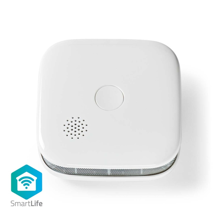 Nedis SmartLife Palovaroitin | Wi-Fi | Paristokäyttöinen | Anturin käyttöikä: 10 Vuotta | EN 14604 | Maks. akunkesto: 24 Kuukautta | 85 dB | Valkoinen | 1 kpl ryhmässä KOTI, TALOUS JA PUUTARHA / Hälytys ja turvallisuus / Palo, savu, kaasu / Palovaroittimet @ TP E-commerce Nordic AB (C13572)