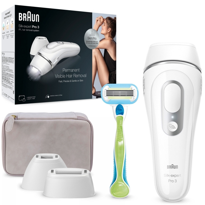 Braun IPL Silk-expert Pro 3, PL3133 ryhmässä KAUNEUS JA TERVEYS / Hiukset &Stailaus / Sheivaus ja trimmaus / Partakoneet Tarvikkeet @ TP E-commerce Nordic AB (C13642)