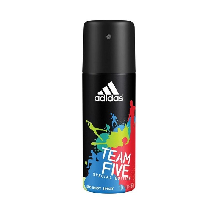 Adidas Team Five Special Edition Deospray 150ml ryhmässä KAUNEUS JA TERVEYS / Tuoksut & Parfyymit / Deodorantit / Miesten deodorantit @ TP E-commerce Nordic AB (C13700)