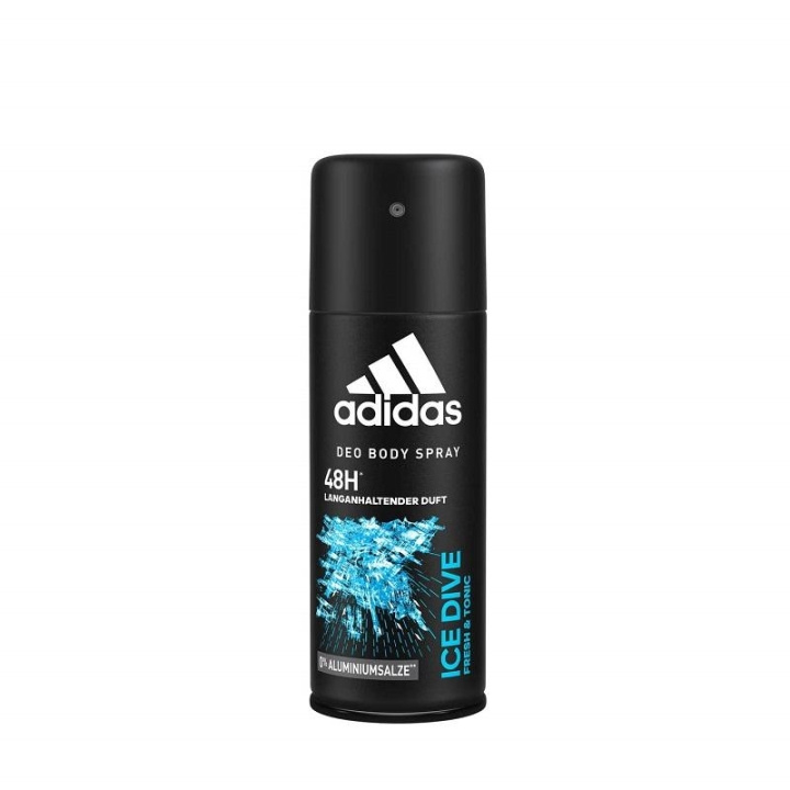 Adidas Ice Dive Deospray 150ml ryhmässä KAUNEUS JA TERVEYS / Tuoksut & Parfyymit / Deodorantit / Miesten deodorantit @ TP E-commerce Nordic AB (C13705)