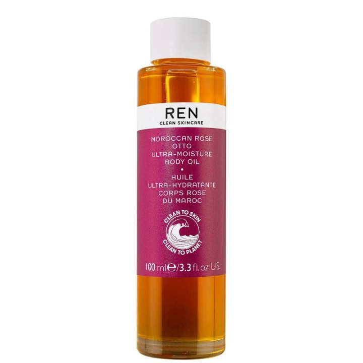 REN Moroccan Rose Otto Ultra-Moisture Body Oil 100ml ryhmässä KAUNEUS JA TERVEYS / Ihonhoito / Kehon hoito / Vartaloöljy @ TP E-commerce Nordic AB (C13777)