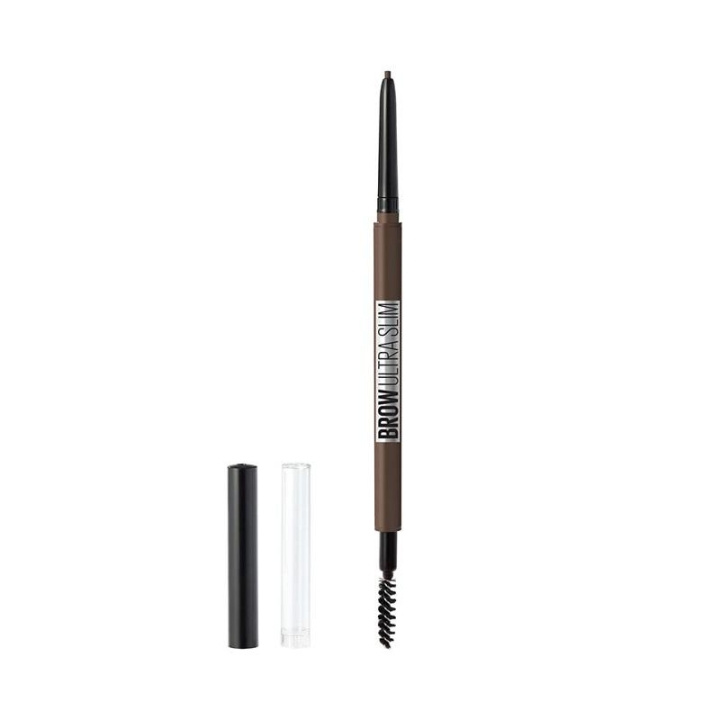 Maybelline Brow Ultra Slim Pencil - 05 Deep Brown ryhmässä KAUNEUS JA TERVEYS / Meikit / Silmät ja kulmat / Kulmakynä @ TP E-commerce Nordic AB (C13793)