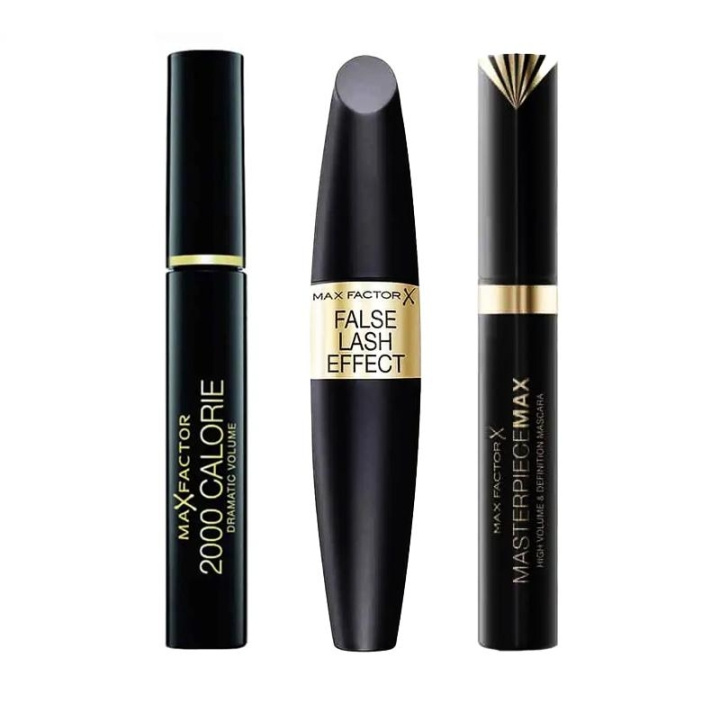 3-pack Mascara Mix 2000 Calorie + False Lash Effect + Masterpiece Max ryhmässä KAUNEUS JA TERVEYS / Meikit / Silmät ja kulmat / Ripsiväri @ TP E-commerce Nordic AB (C13886)