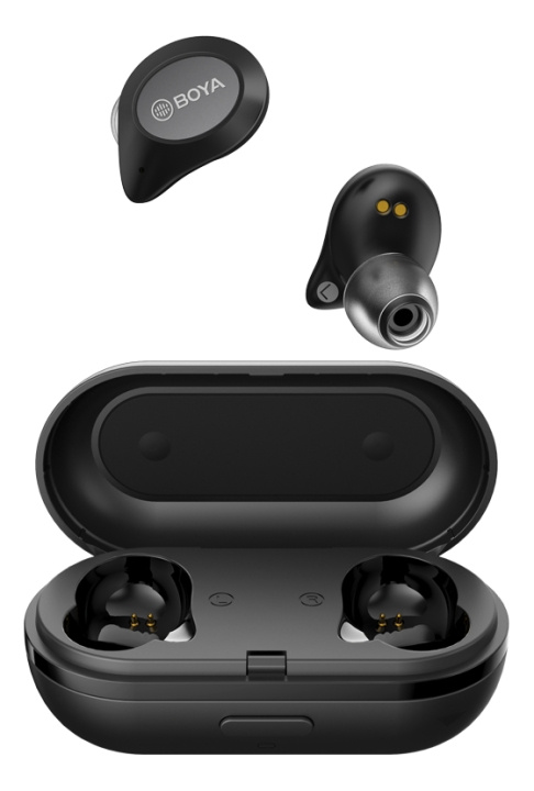 BOYA Ture Wireless Stereo In-Ear earphone black ryhmässä KODINELEKTRONIIKKA / Ääni & Kuva / Kuulokkeet & Tarvikkeet / Kuulokkeet @ TP E-commerce Nordic AB (C13958)