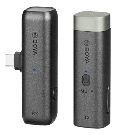 BOYA BY-WM3U 2.4G mini wireless mics ryhmässä KODINELEKTRONIIKKA / Ääni & Kuva / Kädessä pidettävät mikrofonit @ TP E-commerce Nordic AB (C13973)