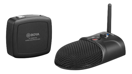 Boya 2.4GHz Wireless Conference Microphone ryhmässä KODINELEKTRONIIKKA / Ääni & Kuva / Kädessä pidettävät mikrofonit @ TP E-commerce Nordic AB (C13991)