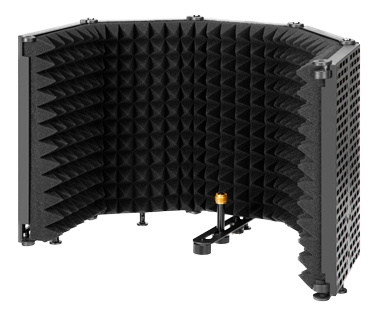 Boya Foldable Microphone Acoustic Shield ryhmässä KODINELEKTRONIIKKA / Ääni & Kuva / Kädessä pidettävät mikrofonit @ TP E-commerce Nordic AB (C13993)