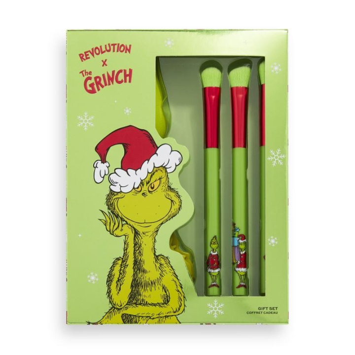 Makeup Revolution x The Grinch Who Stole Christmas Gift Set ryhmässä KAUNEUS JA TERVEYS / Meikit / Tarvikkeet & Meikkisetit / Harjat & Pensselit @ TP E-commerce Nordic AB (C14029)