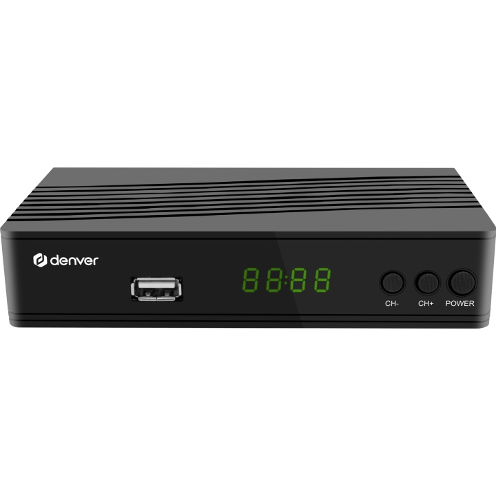Denver DVB-T2-Box H.265 FTA Boxer USB ryhmässä KODINELEKTRONIIKKA / Ääni & Kuva / TV & Tarvikkeet / Smart-TV @ TP E-commerce Nordic AB (C14070)