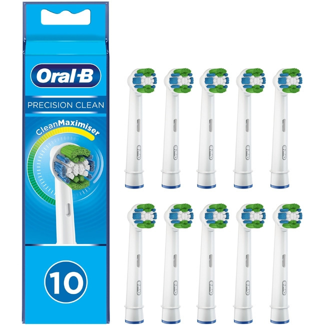 Oral B Borsthuvud Precision Clean 10s ryhmässä KAUNEUS JA TERVEYS / Suunhoito / Sähköhammasharjat Tarvikkeet @ TP E-commerce Nordic AB (C14121)