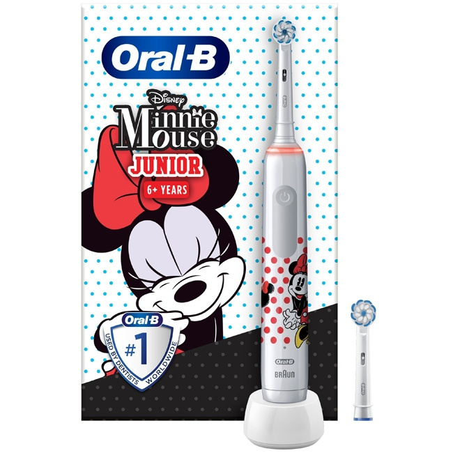 Oral B Eltandborste Pro 3 Junior Minn ryhmässä KAUNEUS JA TERVEYS / Suunhoito / Sähköhammasharjat @ TP E-commerce Nordic AB (C14162)