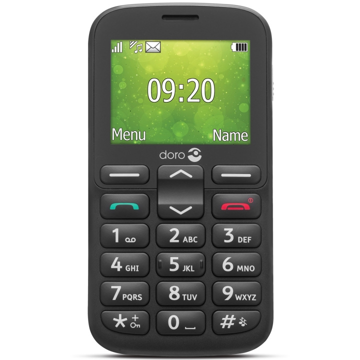 Doro 1382 2G Svart ryhmässä ÄLYPUHELIMET JA TABLETIT / Kännykät & smartphones @ TP E-commerce Nordic AB (C14171)