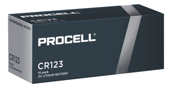 Procell High Power Lithium CR123, 10pcs ryhmässä KODINELEKTRONIIKKA / Paristot & Laturit / Akut / Muut @ TP E-commerce Nordic AB (C14238)