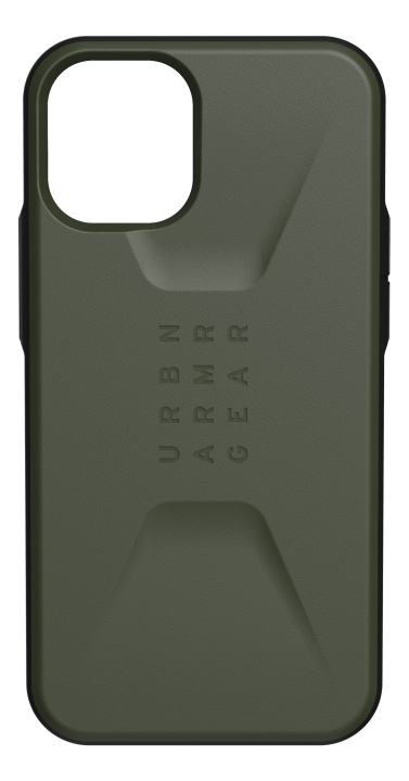 UAG iPhone 12 Mini Civilian Cover Olive ryhmässä ÄLYPUHELIMET JA TABLETIT / Puhelimen suojakotelo / Apple / iPhone 12 Mini / Kuoret @ TP E-commerce Nordic AB (C14337)