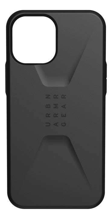 UAG iPhone 12 Pro Max Civilian Cover Black ryhmässä ÄLYPUHELIMET JA TABLETIT / Puhelimen suojakotelo / Apple / iPhone 12 Pro @ TP E-commerce Nordic AB (C14341)