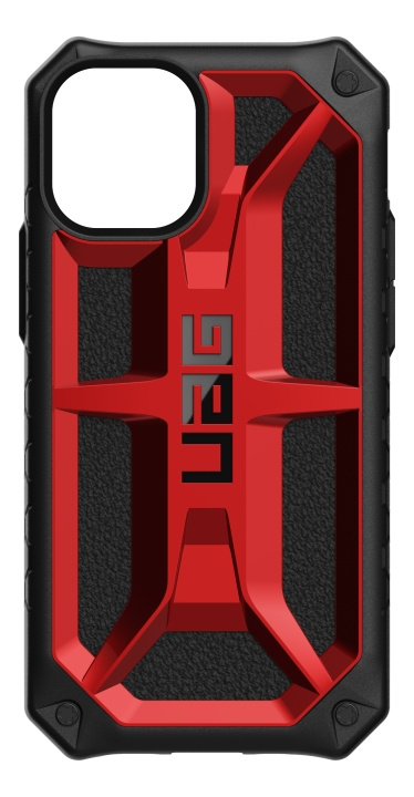 UAG iPhone 12 Mini Monarch Cover Crimson ryhmässä ÄLYPUHELIMET JA TABLETIT / Puhelimen suojakotelo / Apple / iPhone 12 Mini / Kuoret @ TP E-commerce Nordic AB (C14351)
