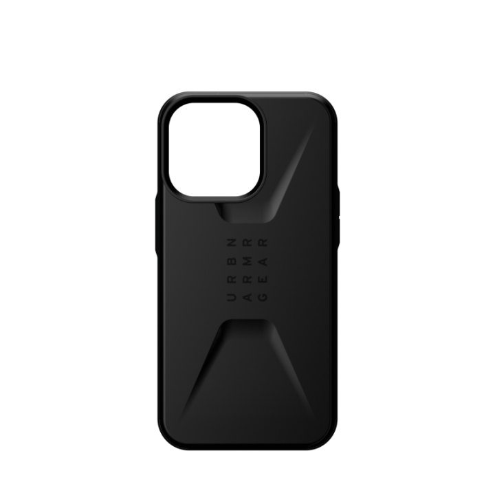 UAG iPhone 13 Pro Civilian Cover, Black ryhmässä ÄLYPUHELIMET JA TABLETIT / Puhelimen suojakotelo / Apple / iPhone 13 Pro / Kuoret @ TP E-commerce Nordic AB (C14452)