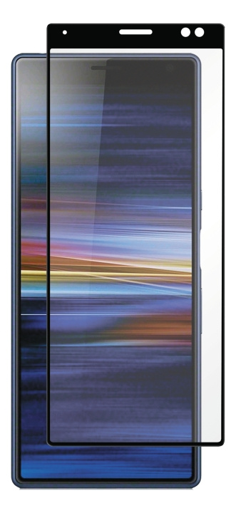 Panzer Sony Xperia 10 Plus, Full-Fit Glass, Black ryhmässä ÄLYPUHELIMET JA TABLETIT / Puhelimen suojakotelo / Sony @ TP E-commerce Nordic AB (C14486)