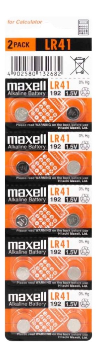 Maxell LR41 10-pack ryhmässä KODINELEKTRONIIKKA / Paristot & Laturit / Akut / Nappiparistot @ TP E-commerce Nordic AB (C14528)